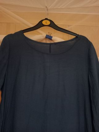 Blusones lino y chaleco - Amarillo y Azul