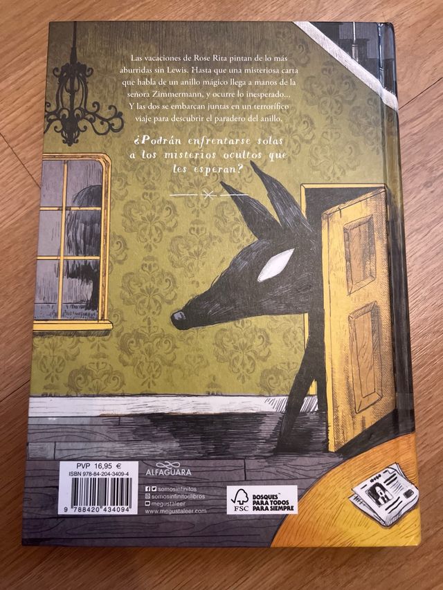 Libro infantil: La carta, la bruja y el anillo