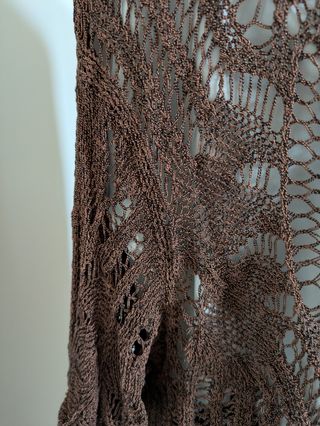 Maglione Zara traforato marrone tg.M