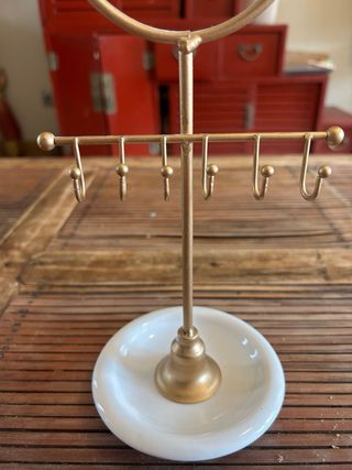 Joyero Gato Dorado - Soporte Joyas