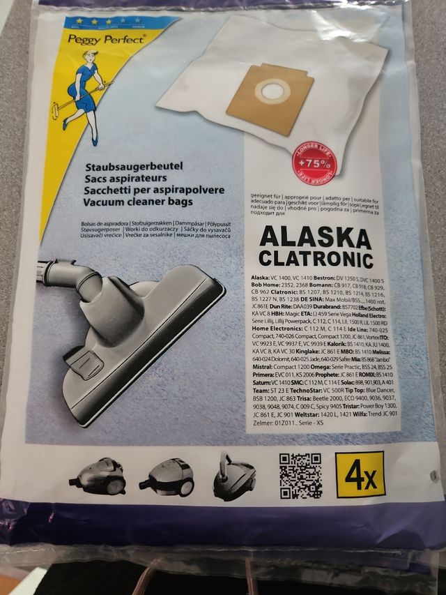 6  Bolsas aspiradora Alaska