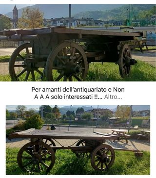 Carretto Antico in Legno