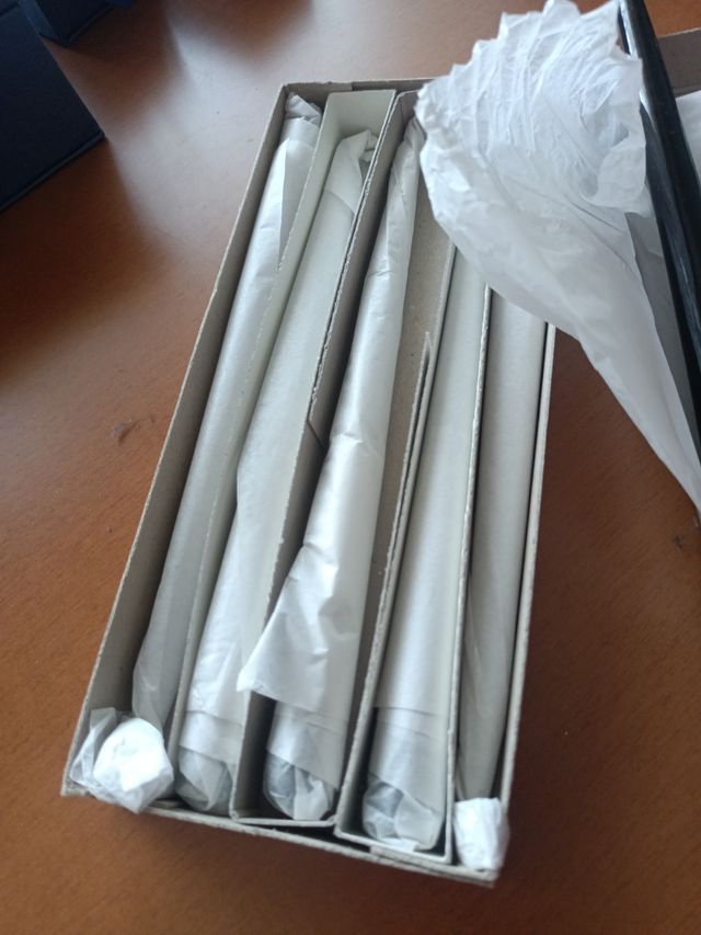 6 Velas negras decoración