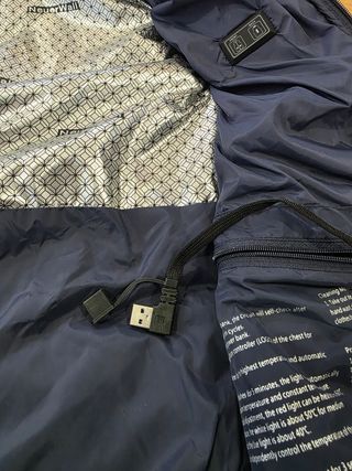 Chaleco acolchado azul marino - Talla XL