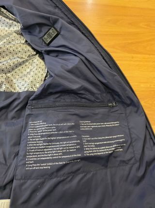 Chaleco acolchado azul marino - Talla XL