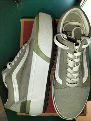Vans Old Skool Stacked Grises 