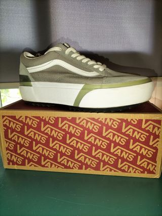 Vans Old Skool Stacked Grises 