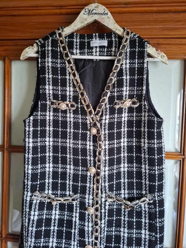 Minivestido o chaleco Polin et Moi, T. S