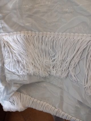 Copriletto matrimoniale bianco