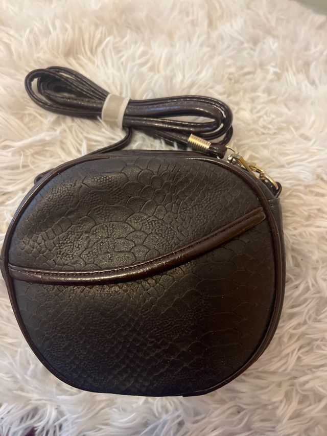 Bolso bandolera marrón pequeño
