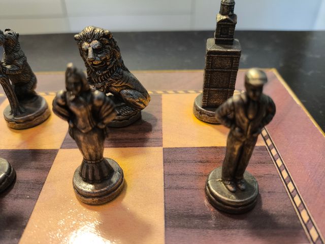 Ajedrez recuerdo de Madrid