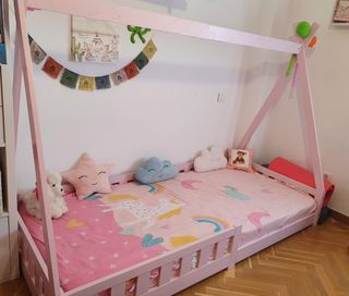 CAMA INFANTIL TIPI ROSA