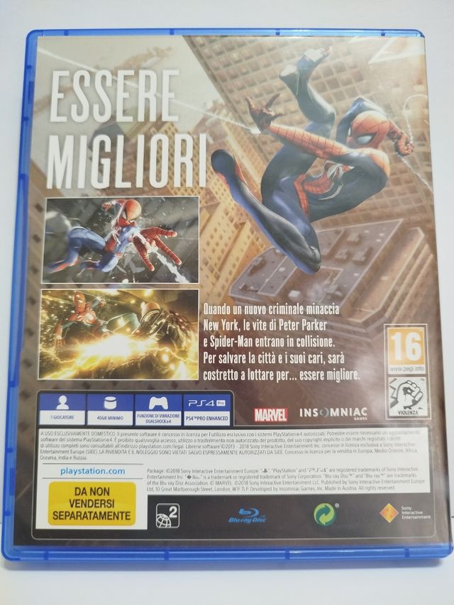 Marvel Spider-Man PS4 (PlayStation 4)