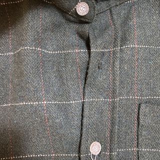 Wemoto Giacca Camicia Shacket Lana Quadrettoni