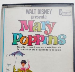 Mary Poppins - Cassete. Cuento y Canciones. 1977
