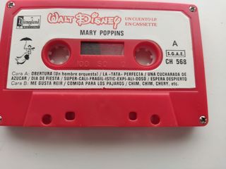 Mary Poppins - Cassete. Cuento y Canciones. 1977