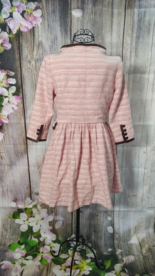 Chaqueta rosa preppy