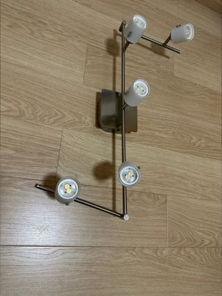 Lampara techo de cocina focos