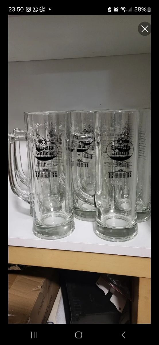 13 Jarras estrella Galicia 400ml