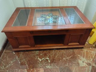 Mesa de centro madera maciza 
