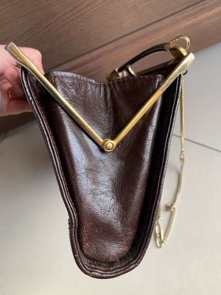 Borsa clutch donna in vera pelle di pitone