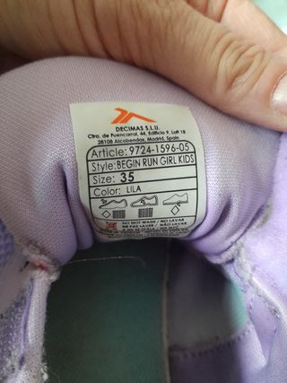 Zapatillas niña