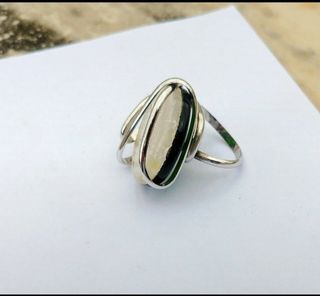 Anello simil madreperla argento 925