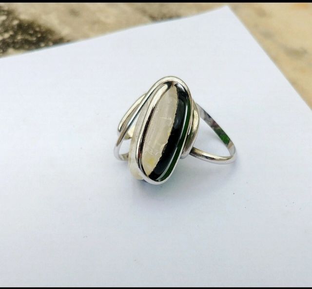 Anello simil madreperla argento 925