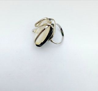 Anello simil madreperla argento 925