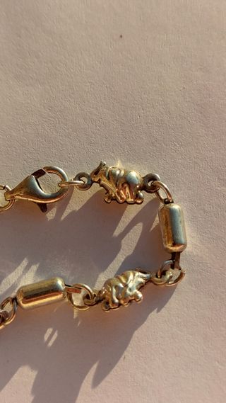 bracciale bambino elefante argento925