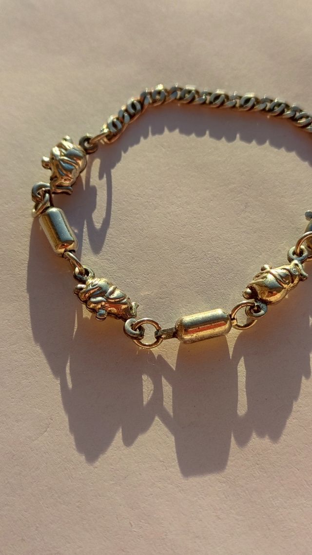 bracciale bambino elefante argento925