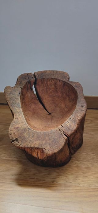 Taça de Madeira Artesanal