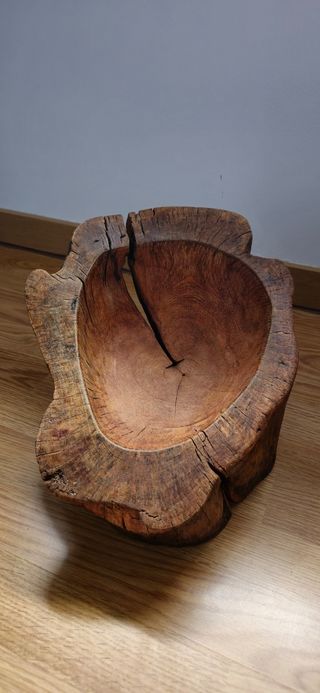 Taça de Madeira Artesanal