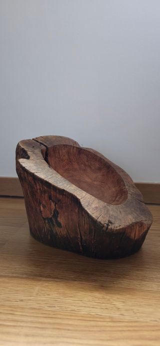 Taça de Madeira Artesanal