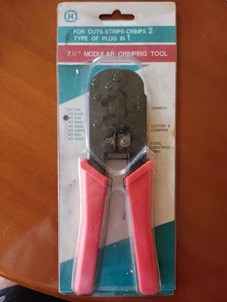 Herramienta de crimpado de cables. 7,5"