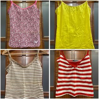 4 Camisetas Tirantes - Roxy, Massimo Dutti