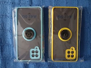 Fundas Samsung A42 5G (2 unidades) Col
Azul amaril