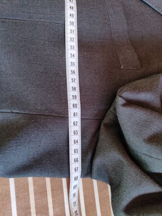 Traje gris hombre - Talla 64