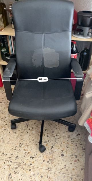 Silla escritorio giratoria negra