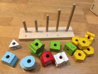 Juguetes madera bebé: Puzzle + Encajables