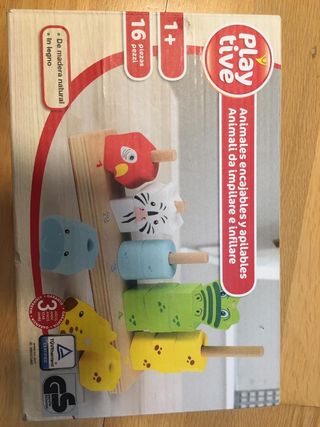 Juguetes madera bebé: Puzzle + Encajables