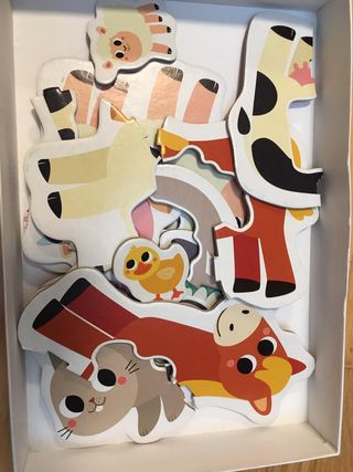 Juguetes madera bebé: Puzzle + Encajables