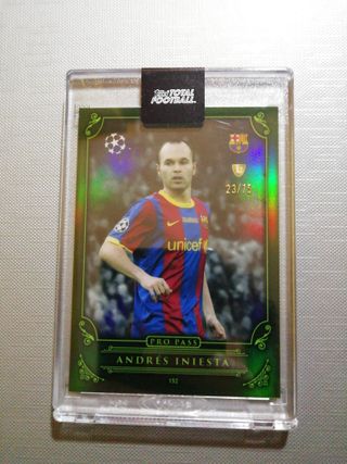 Iniesta topps total football 