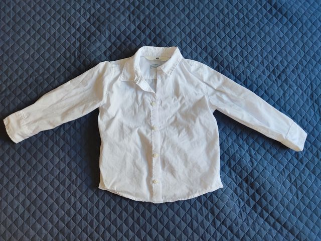 Camisa blanca niño H&M 2-3 años