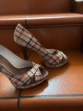 Sandali Cafe Noir scozzesi