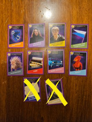 Carte Harry Potter Conad 2024 - Momenti magici