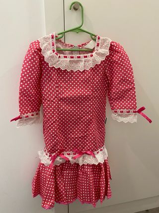 Traje chulapa niña rosa.
12 - 24 MESES.