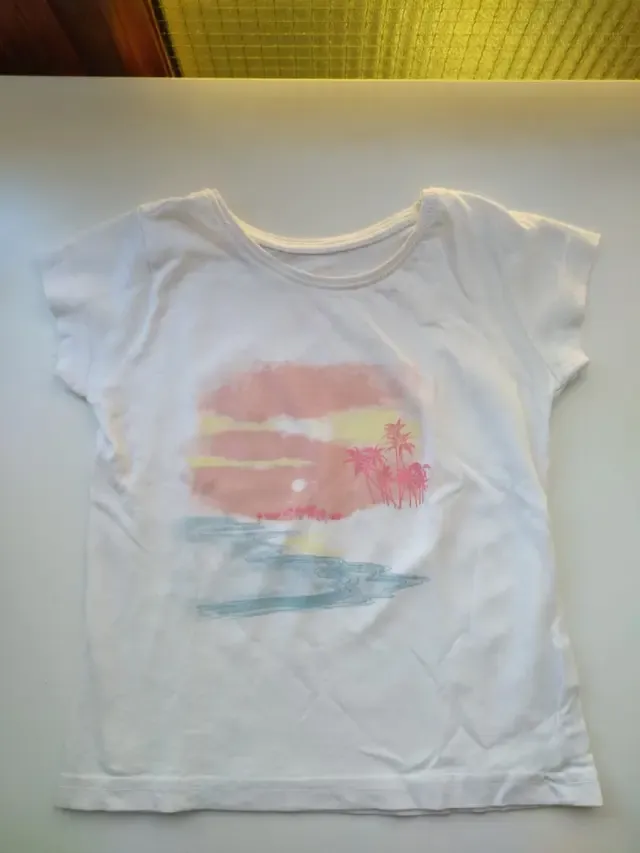 Lote 3 camisetas manga corta niña 4-5 años