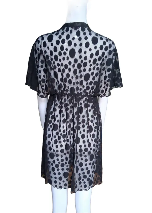 Caftán negro "Traffic People".