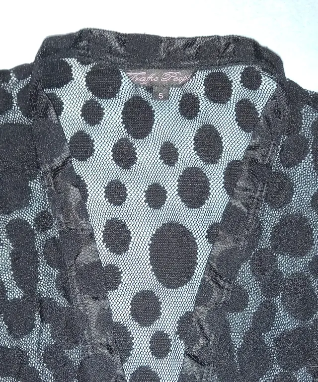 Caftán negro "Traffic People".